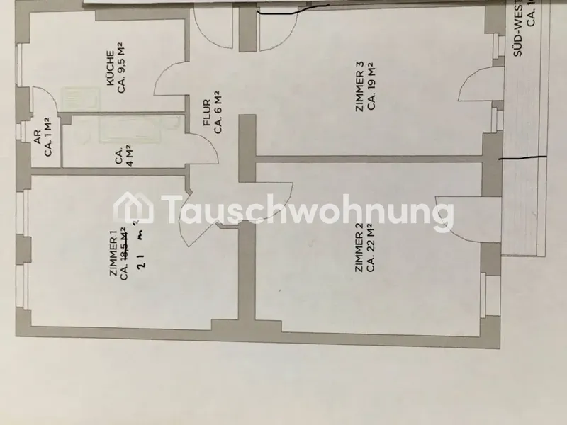 Tauschwohnung: 3 zimmer - helle altbauwohnung mit 2 balkonen/schillerkiez — photo 1